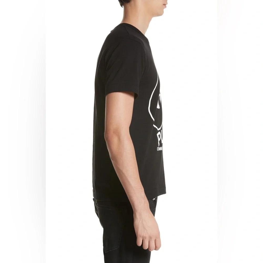Comme des Garçons PLAY Inverted Heart Logo Graphic Tee - Picture 4 of 5